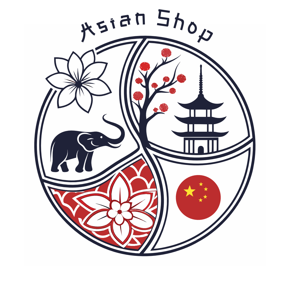 logo asian shop Logo Asian shop