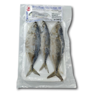 Frozen steamed mackerel