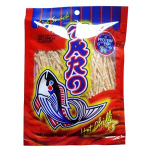 Fish snack hot chilli flavoured